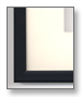 Black Frame Antique White Matt